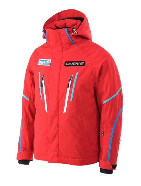 赤峰定做大红色分体滑雪服,巴彦淖尔订做滑雪服批发厂家